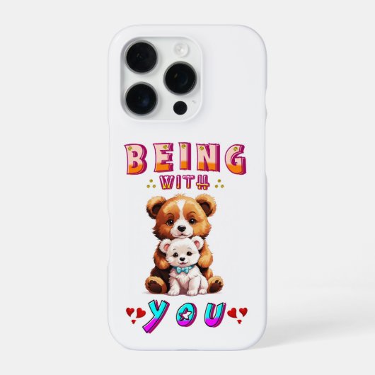 Mit dir sein iPhone hülle (Rückseite)