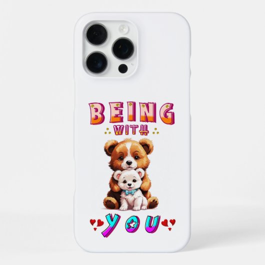 Mit dir sein iPhone hülle (Rückseite)