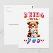 Mit dir sein postkarte (Vorne/Hinten)