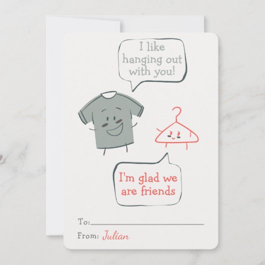 Mit dir Valentinstag-Klassenzimmer (Vorderseite)