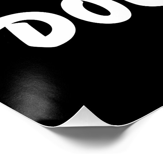 Mit Doughnüssen gespeist Poster (Ecke)