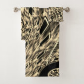 mit dunkelbeige Ton vermischt, Spiegel Badhandtuch Set (Insitu)