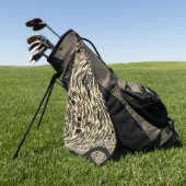 mit dunkelbeige Ton vermischt, Spiegel Golfhandtuch (Gras)