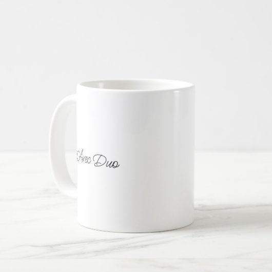 Mit Duo Kaffeetasse (Vorderseite Links)
