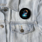 Mit Eclipse Gles Totality 2024 Funny Solar Eclips Button (Beispiel)