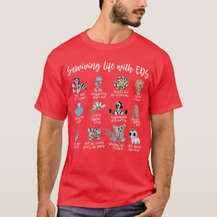 Mit EDS-Bewusstsein überleben Ehlers-Danlos-Syndro T-Shirt