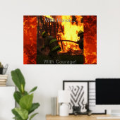 Mit Ehre... Mit Mut! Poster (Heimbüro)