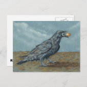 Mit Ei in Schnabel-Postkarte Postkarte (Vorne/Hinten)