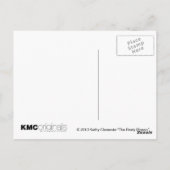 Mit Ei in Schnabel-Postkarte Postkarte (Rückseite)