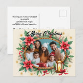 Mit eigenem Foto Sternenherd Feiertagspostkarte (Vorne/Hinten)