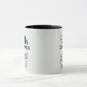 Mit ein paar Dackeln Doodle ist das Leben besser Tasse (Zentrum)