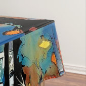 mit einem Abstrakten Kinda-Day-Tablett Tischdecke (Beispiel)