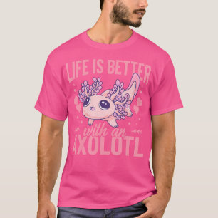 Mit einem Axolotl-mexikanischen Salamander ist das T-Shirt