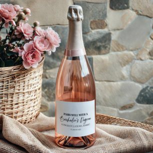 Mit einem Bachelor-Grad-Abschluss gut paaren Schaumweinetikett