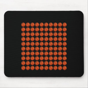 mit einem Ball für 100 Tage Boys Basketball 100 Ta Mousepad