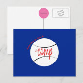 Mit einem Ball im Lager Postkarte (Vorne/Hinten)