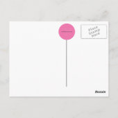 Mit einem Ball im Lager Postkarte (Rückseite)