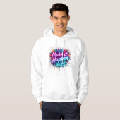 MIT EINEM BOLD "2025" IN NEON SCRIPT PASSIEREN. HOODIE (Vorne ganz)