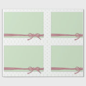 Mit einem Bow verbunden Geschenkpapier (Flach)