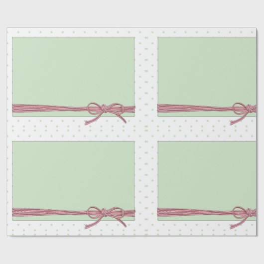 Mit einem Bow verbunden Geschenkpapier (Flach)