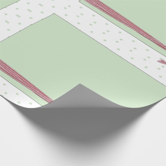 Mit einem Bow verbunden Geschenkpapier (Ecke)