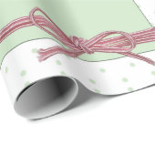 Mit einem Bow verbunden Geschenkpapier (Rolleneckpunkt)