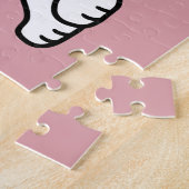 Mit einem Buch und einer Katze aufgerollt - Gemütl Puzzle (Seite)