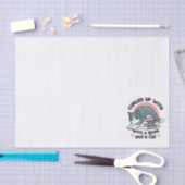 Mit einem Buch und einer Katze aufgerollt - Gemütl Seidenpapier (Handwerk)