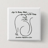 Mit einem CH-Button ist das Leben besser Button (Vorderseite)