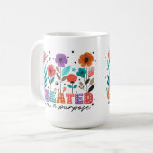 Mit einem Christlichen zweckorientierten Blumenmus Kaffeetasse (Vorderseite Links)