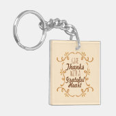 Mit einem dankbaren Herzlichen Erntedank| Schlüsse Schlüsselanhänger (Vorderseite links)