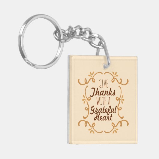 Mit einem dankbaren Herzlichen Erntedank| Schlüsse Schlüsselanhänger (Vorderseite links)