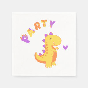 Mit einem Dino-Mite Party in den Spaß schwingen! Serviette