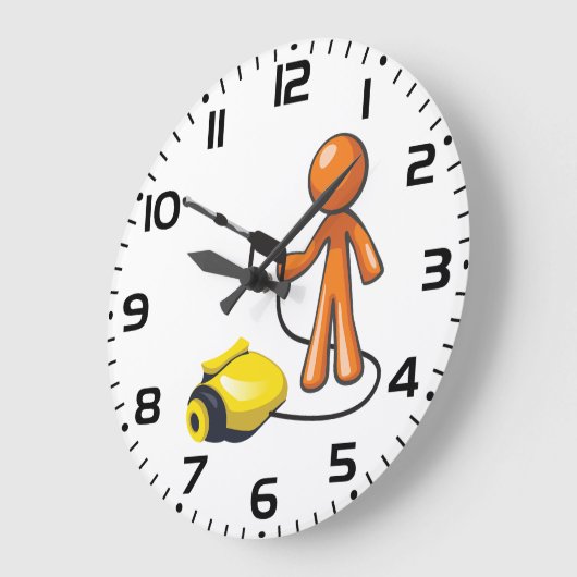 Mit einem Druckwäscher Große Wanduhr (Winkel)