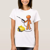 Mit einem Druckwäscher T-Shirt (Vorderseite)