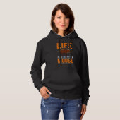 mit einem Elch 1 Hoodie (Vorne ganz)