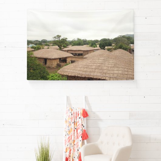 Mit einem Foto von Südkorea entworfen, bedruckt Banner (InSitu)