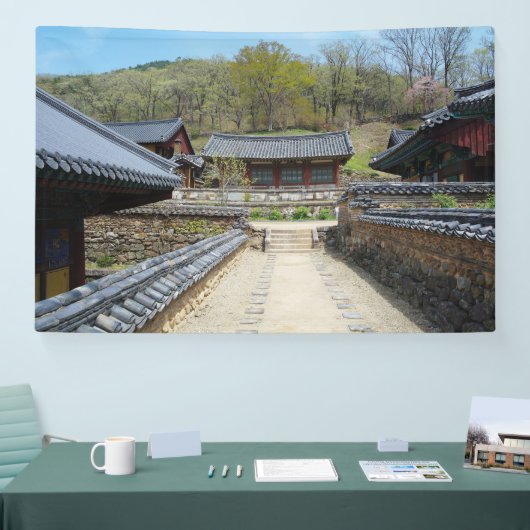 Mit einem Foto von Südkorea entworfen, bedruckt Banner (Messe)