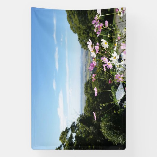 Mit einem Foto von Südkorea entworfen, bedruckt Banner (Vertikal)