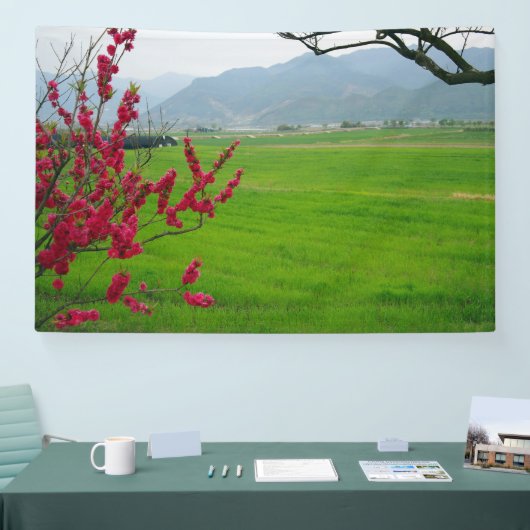 Mit einem Foto von Südkorea entworfen, bedruckt Banner (Messe)