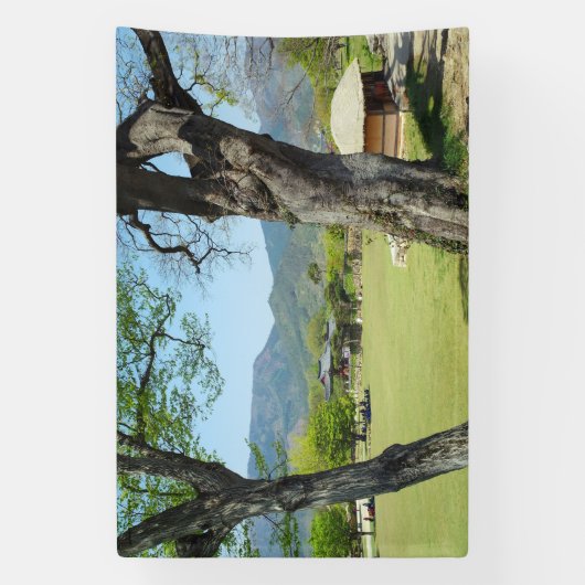 Mit einem Foto von Südkorea entworfen, bedruckt Banner (Vertikal)