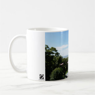 Mit einem Foto von Südkorea entworfen, bedruckt Kaffeetasse