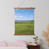 Mit einem Foto von Südkorea, Vertica Wandteppich Mit Holzrahmen (Schlafzimmer)