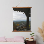 Mit einem Foto von Südkorea, Vertica Wandteppich Mit Holzrahmen (Schlafzimmer)