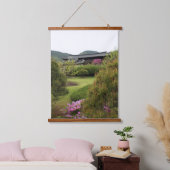 Mit einem Foto von Südkorea, Vertica Wandteppich Mit Holzrahmen (Schlafzimmer)
