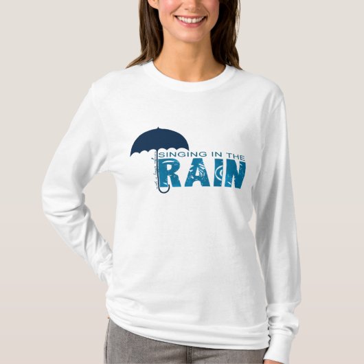 Mit einem glücklichen Refrain T-Shirt (Vorderseite)