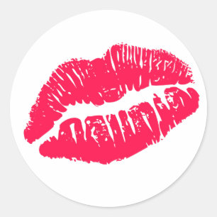 Mit einem Kiss Stickers verschlossen