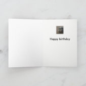 Mit einem Kuss niedliche Siegel Junggesellenkarte Karte (Innenseite)