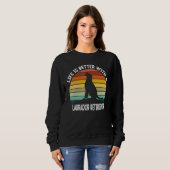 Mit einem Labrador Retriever Vater Lab Mutter Lab Sweatshirt (Vorne ganz)