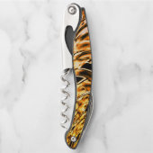 Mit einem leichten Schatten von Korallen in Gold g Kellnermesser (Vorderseite)